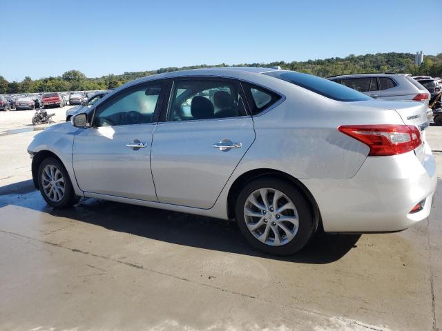 3N1AB7AP0KY409081 - 2019 NISSAN SENTRA S SILVER photo 2