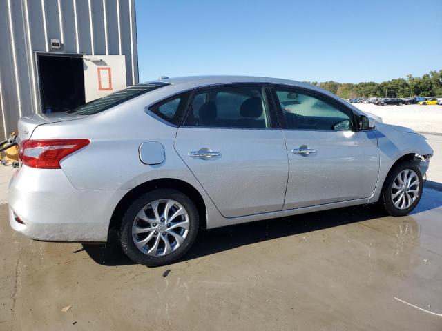 3N1AB7AP0KY409081 - 2019 NISSAN SENTRA S SILVER photo 3