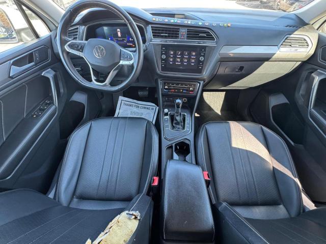 3VV3B7AX0NM154726 - 2022 VOLKSWAGEN TIGUAN SE Biały zdjęcie 9