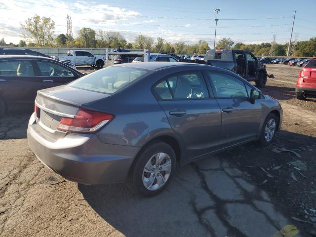 19XFB2F50EE014871 - 2014 HONDA CIVIC LX GRAY photo 3