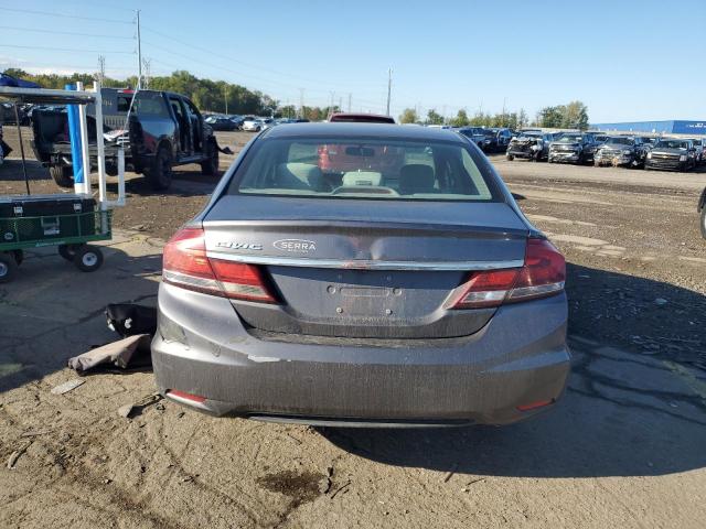 19XFB2F50EE014871 - 2014 HONDA CIVIC LX GRAY photo 6