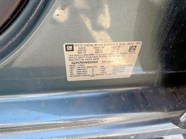 3GCPCPEH4EG268890 - 2014 CHEVROLET SILVERADO C1500 BLUE photo 10