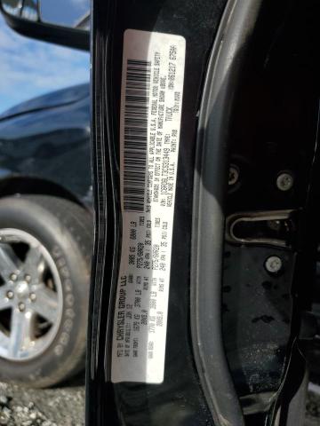 1C6RD6LT3CS313449 - 2012 DODGE RAM 1500 SLT Чорний фото 12