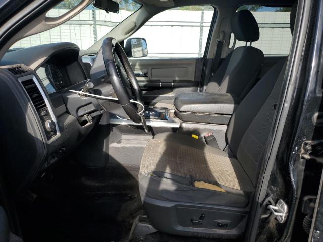 1C6RD6LT3CS313449 - 2012 DODGE RAM 1500 SLT Чорний фото 7