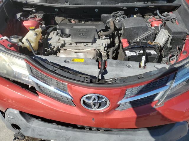 2T3WFREV0FW195037 - 2015 TOYOTA RAV4 XLE 红色 照片 12