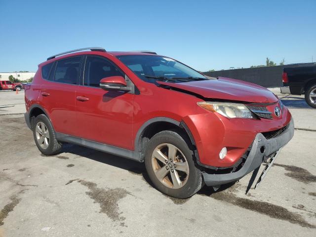 2T3WFREV0FW195037 - 2015 TOYOTA RAV4 XLE 红色 照片 4