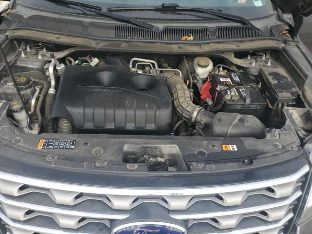 1FM5K7DH2HGA11427 - 2017 FORD EXPLORER XLT Gris foto 11