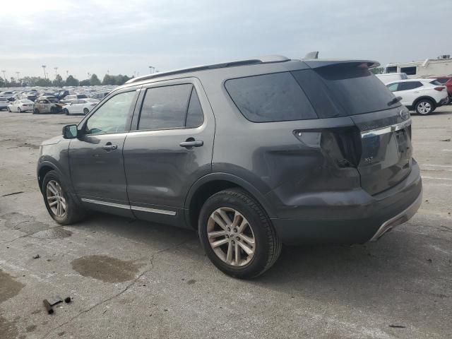 1FM5K7DH2HGA11427 - 2017 FORD EXPLORER XLT Gris foto 2