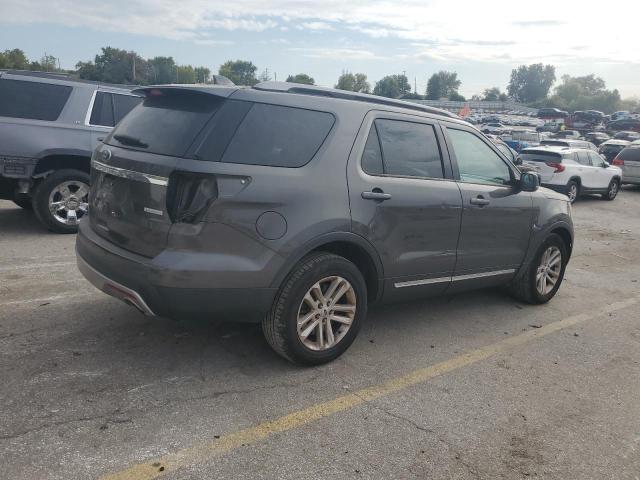 1FM5K7DH2HGA11427 - 2017 FORD EXPLORER XLT Gris foto 3
