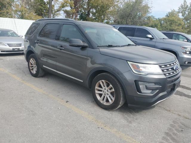 1FM5K7DH2HGA11427 - 2017 FORD EXPLORER XLT Gris foto 4