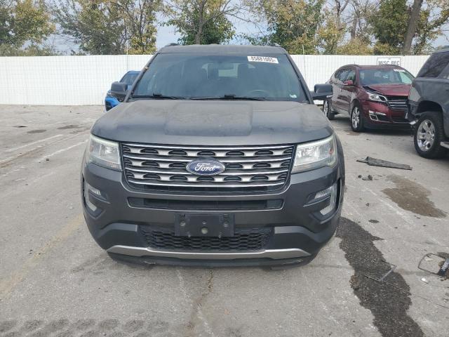 1FM5K7DH2HGA11427 - 2017 FORD EXPLORER XLT Gris foto 5
