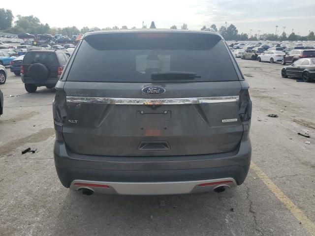1FM5K7DH2HGA11427 - 2017 FORD EXPLORER XLT Gris foto 6