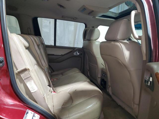 5N1AR18W65C712300 - 2005 NISSAN PATHFINDER LE MAROON photo 11