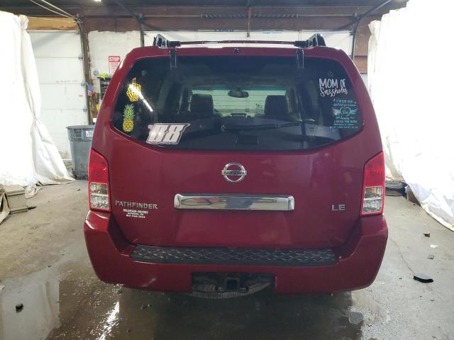 5N1AR18W65C712300 - 2005 NISSAN PATHFINDER LE MAROON photo 6