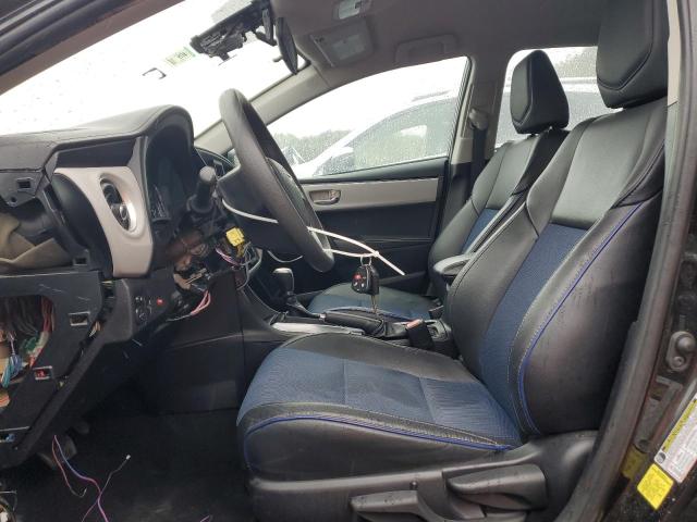 2T1BURHE7JC124582 - 2018 TOYOTA COROLLA L أسود صورة 7