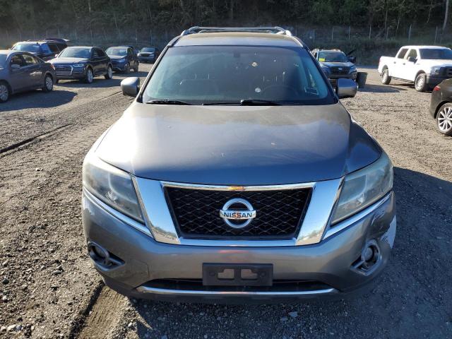 5N1AR2MM9FC674136 - 2015 NISSAN PATHFINDER S GRAY photo 5