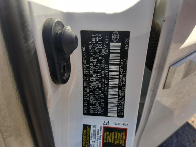 4T1BK1FKXHU578611 - 2017 TOYOTA CAMRY XSE 白色 照片 13