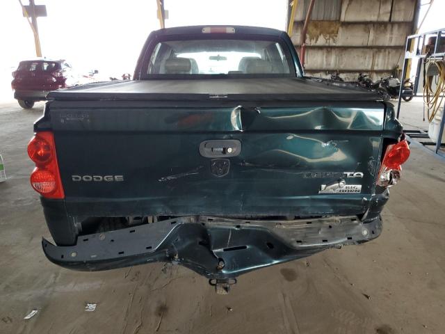 1D7RW3GK5BS537913 - 2011 DODGE DAKOTA SLT Зелений фото 6