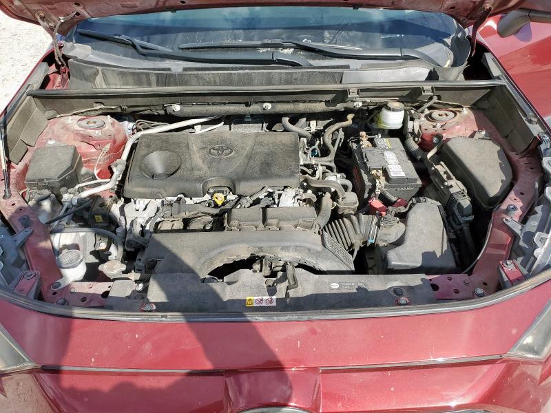JTMH1RFVXKJ003928 - 2019 TOYOTA RAV4 LE Марун фото 12