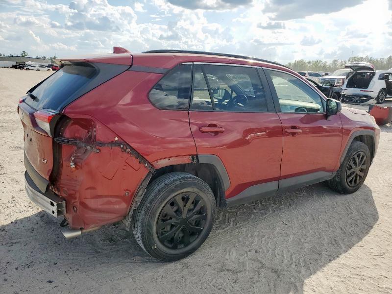 JTMH1RFVXKJ003928 - 2019 TOYOTA RAV4 LE Марун фото 3