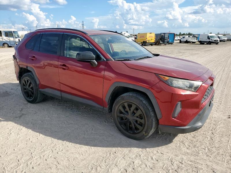JTMH1RFVXKJ003928 - 2019 TOYOTA RAV4 LE Марун фото 4