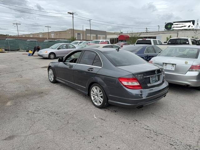 WDDGF81X09F223288 - 2009 MERCEDES-BENZ C 300 4MATIC GRAY photo 3