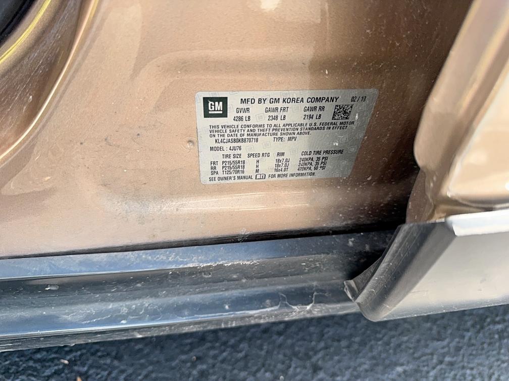 KL4CJASB0KB870718 - 2019 BUICK ENCORE PREFERRED Krem foto 10