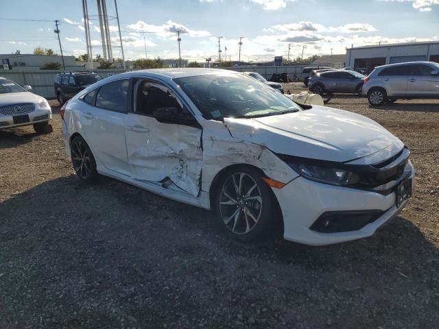 2HGFC2F83MH539385 - 2021 HONDA CIVIC SPORT WHITE photo 4