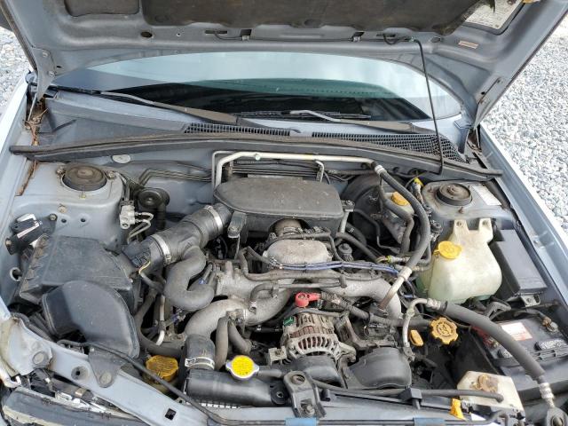 JF1SG63635H755388 - 2005 SUBARU FORESTER 2.5X SILVER photo 12