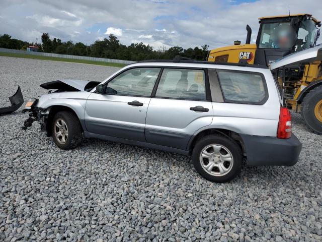 JF1SG63635H755388 - 2005 SUBARU FORESTER 2.5X SILVER photo 2