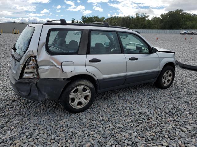 JF1SG63635H755388 - 2005 SUBARU FORESTER 2.5X SILVER photo 3