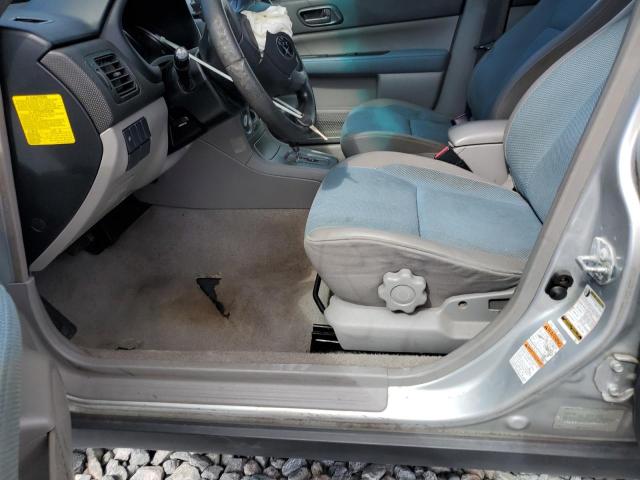 JF1SG63635H755388 - 2005 SUBARU FORESTER 2.5X SILVER photo 7