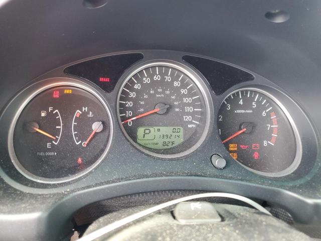 JF1SG63635H755388 - 2005 SUBARU FORESTER 2.5X SILVER photo 9