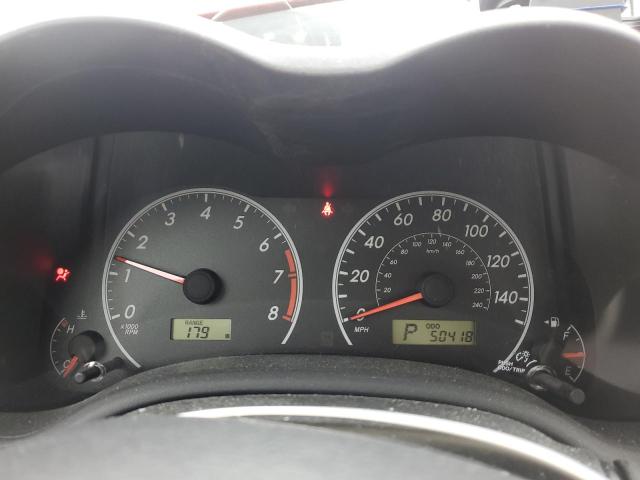 2T1BU4EE3CC887614 - 2012 TOYOTA COROLLA BASE Қызыл фото 9