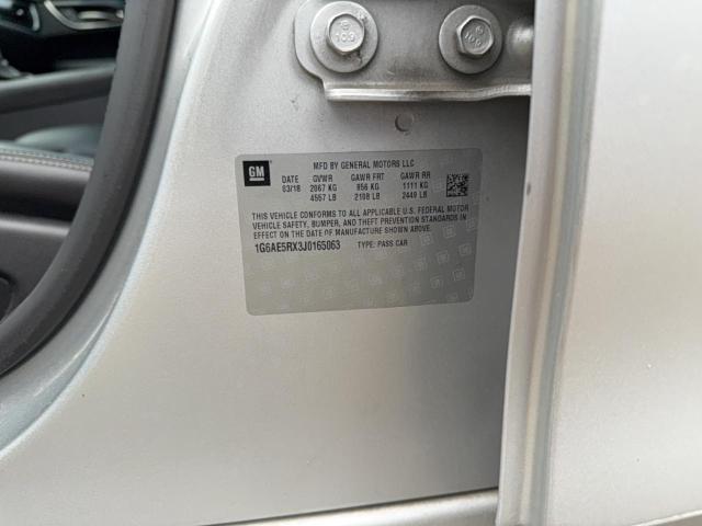 1G6AE5RX3J0165063 - 2018 CADILLAC ATS ვერცხლისფერი ფოტო 10