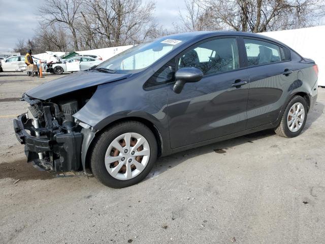 KNADN4A34D6165875 - 2013 KIA RIO EX GRAY photo 1