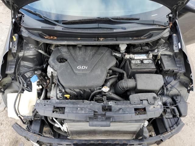 KNADN4A34D6165875 - 2013 KIA RIO EX GRAY photo 11