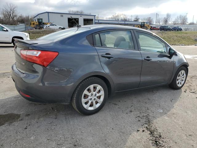 KNADN4A34D6165875 - 2013 KIA RIO EX GRAY photo 3