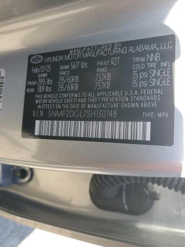 5NMP2DGL7SH130148 - 2025 HYUNDAI SANTA FE SEL Серебристый фото 14