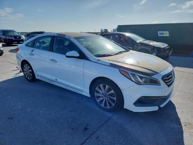5NPE34AFXFH046082 - 2015 HYUNDAI SONATA SPORT თეთრი ფოტო 4