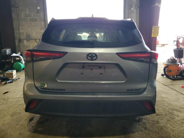 5TDGZRBH4MS110077 - 2021 TOYOTA HIGHLANDER XLE SILVER photo 6