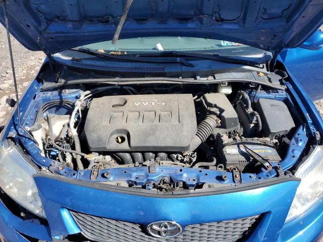 JTDBL40E699073885 - 2009 TOYOTA COROLLA BASE Mavi fotoğraf 11