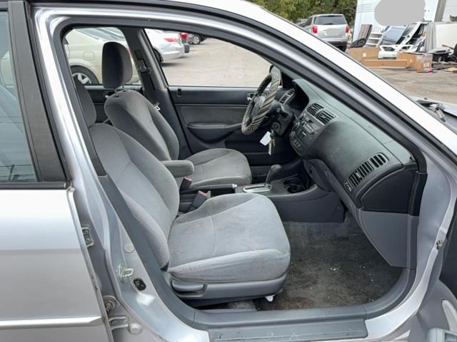 1HGES16552L026055 - 2002 HONDA CIVIC LX SILVER photo 5