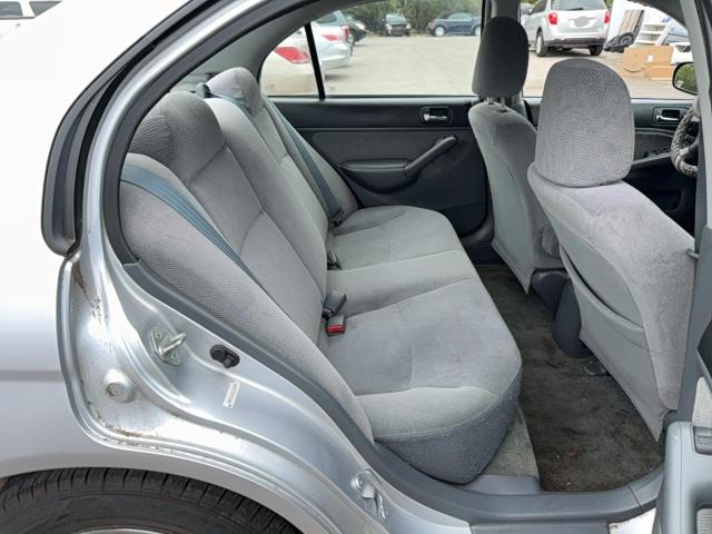 1HGES16552L026055 - 2002 HONDA CIVIC LX SILVER photo 6