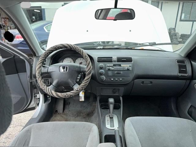 1HGES16552L026055 - 2002 HONDA CIVIC LX SILVER photo 9