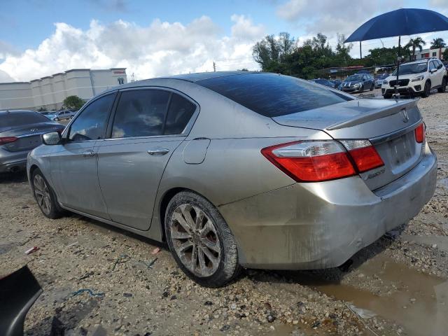 1HGCR2F53DA020407 - 2013 HONDA ACCORD SPORT SILVER photo 2