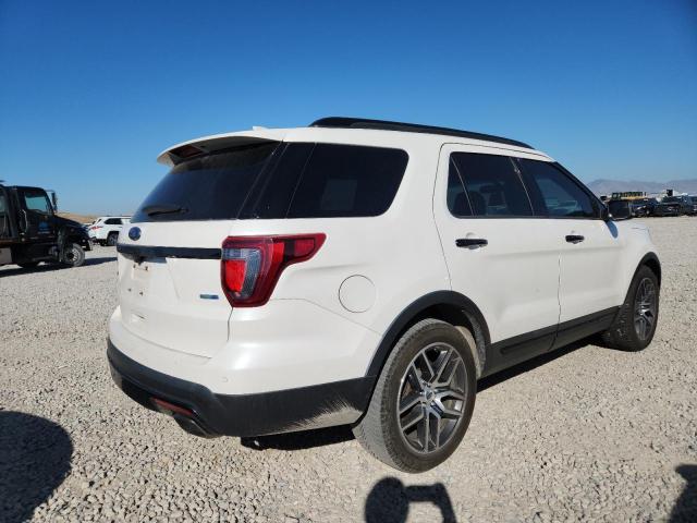 1FM5K8GTXHGA06322 - 2017 FORD EXPLORER SPORT Blanc photo 3