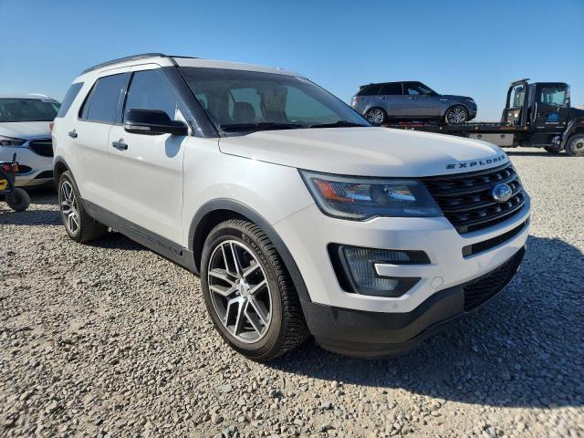 1FM5K8GTXHGA06322 - 2017 FORD EXPLORER SPORT Blanc photo 4