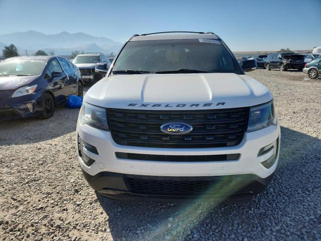 1FM5K8GTXHGA06322 - 2017 FORD EXPLORER SPORT Blanc photo 5