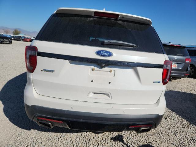 1FM5K8GTXHGA06322 - 2017 FORD EXPLORER SPORT Blanc photo 6